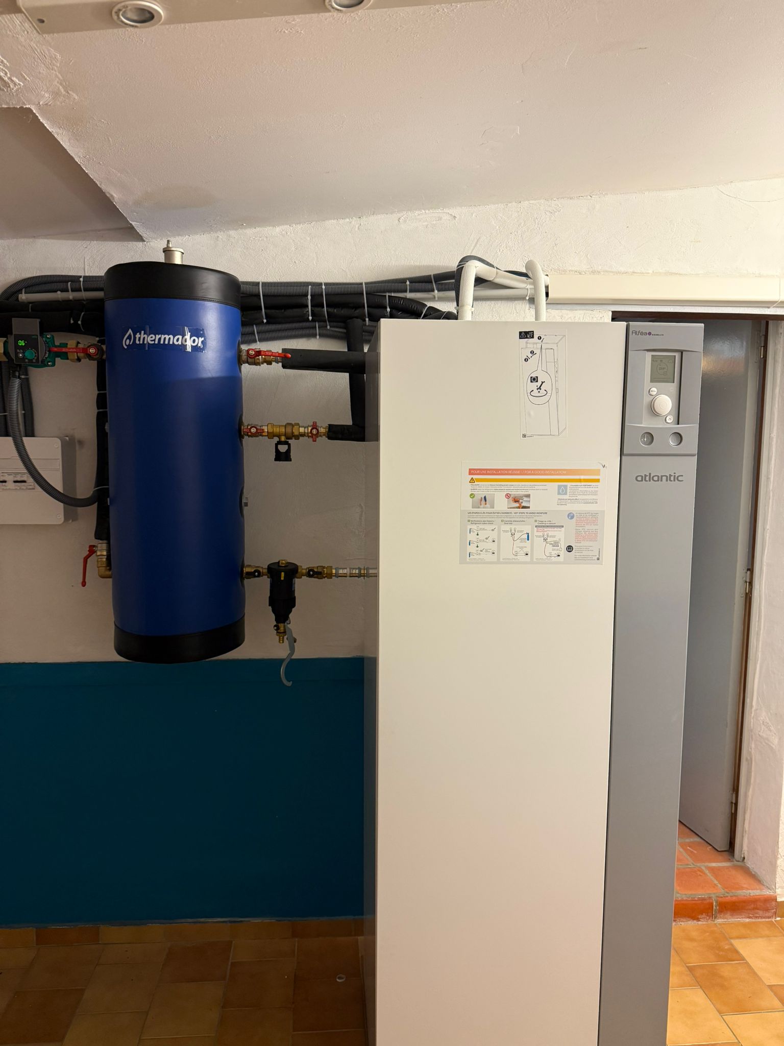 Installation pompe à chaleur air / eau